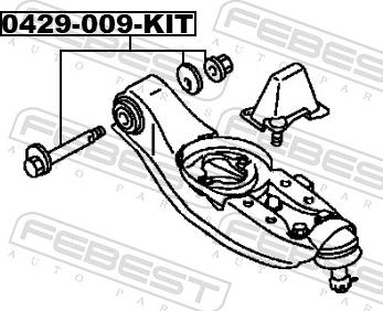 Febest 0429-009-KIT - SRUBA Z MIMOSR. ZEST. NAPR. MITSUBISHI