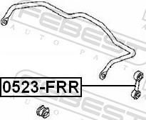 Febest 0523-FRR - LACZNIK TYLNY STABILIZATORA MAZDA