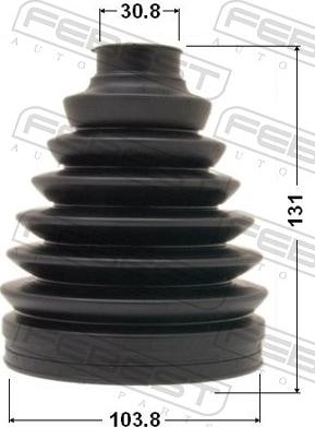 Febest 0117P-067 - OSLONA PRZEGUBU ZEWN.KOMP.TRANSPOR.V TP
