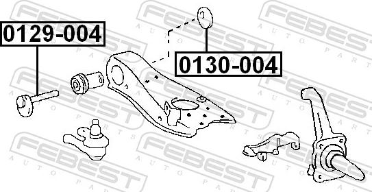 Febest 0130-004 - MIMOŚRÓD TOYOTA LITEACE
