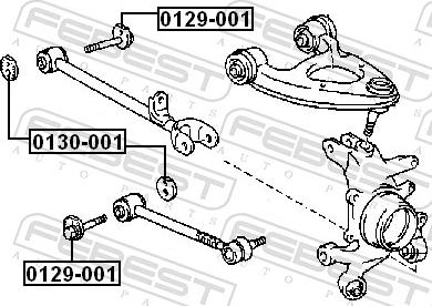 Febest 0130-001 - MIMOŚRÓD TOYOTA LEXUS