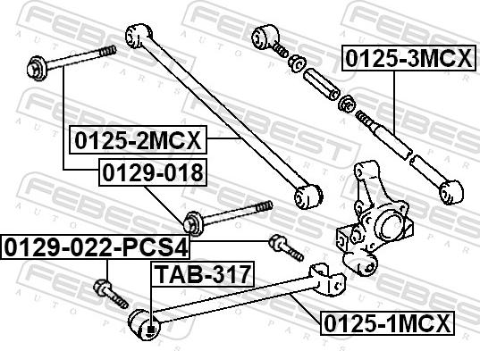 Febest 0129-018 - SRUBA MOCOW. ZAW. LEXUS TOYOTA