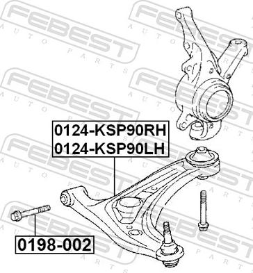 Febest 0198-002 - SRUBA WAHACZA SUBARU TOYOTA