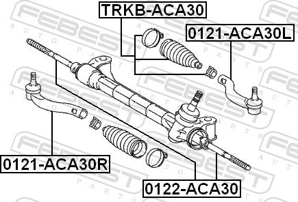 Febest 0122-ACA30 - DRAZEK KIER.RAV 4 05-13