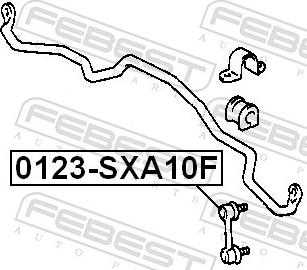 Febest 0123-SXA10F - LACZNIK STABIL.-P-RAV-4 94-00 -LP-