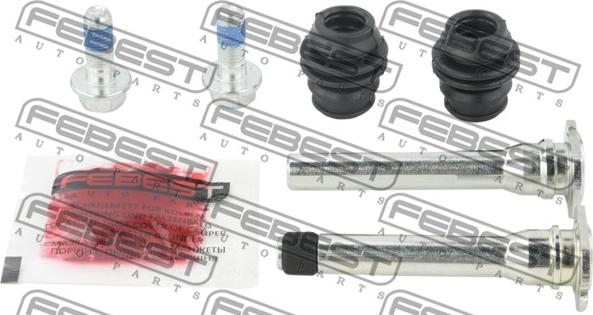 Febest 0874-G12F-KIT - ZESTAW TULEI ZACISKU HAM. -P- NISSAN