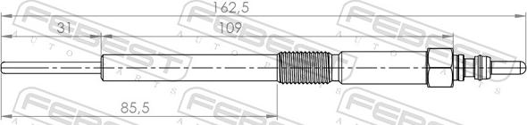 Febest 03642-001 - SWIECA ZAR.ACCORD VIII 2.2I-CTDI 04-