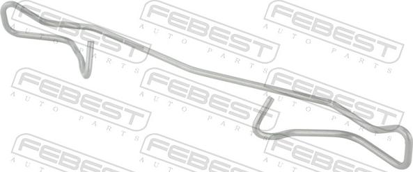 Febest 0303-001 — Sprężyna, klocek hamulcowy