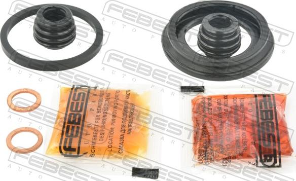Febest 0375-CUR — Zestaw naprawczy, zacisk hamulca