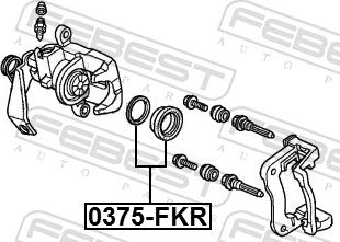 Febest 0375-FKR - HAM.ZACISK REPERAT.CIVIC VIII 05-12