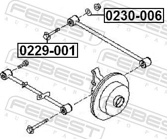 Febest 0229-001 - SRUBA MIMOSRODOWA NISSAN