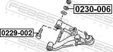 Febest 0230-006 - MIMOSROD INFINITI NISSAN RENAULT