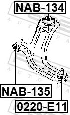 Febest 0220-E11 - SWORZEN MICRA 02-.NOTE 06- -LP- DOLNY