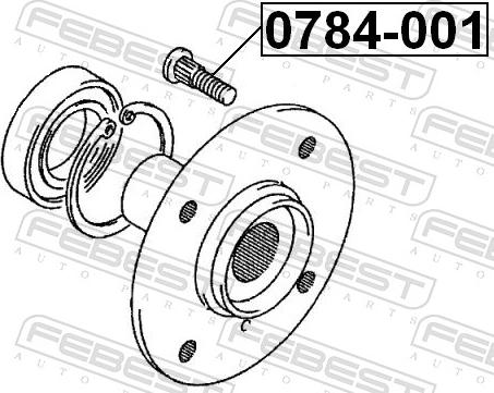 Febest 0784-001 - SRUBA DO KOL MAZDA SUZUKI