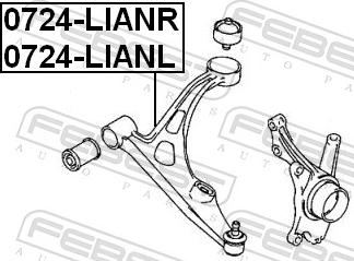 Febest 0724-LIANL - WAHACZ -P-SUZUKI LIANA 02- -L-