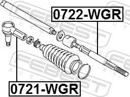 Febest 0722-WGR - DRAZEK KIER.WAGON R 98-00 -LP-