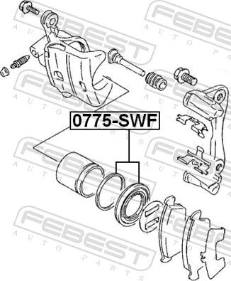 Febest 0775-SWF - HAM.ZACISK REPERAT.ATOS 1.0 I 98-00