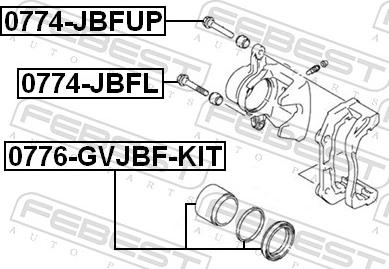Febest 0776-GVJBF-KIT - HAM.ZACISK REPERAT.SONATA VI 2.0 09-14