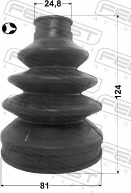 Febest 1915-E60T - ZEST. OSL. PRZEGUBU WEW. BMW E60 07-09