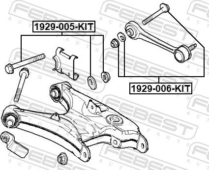 Febest 1929-005-KIT - SRUBA Z MIMOSR. ZEST. NAPR. BMW