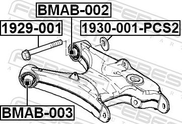 Febest 1929-001 - SRUBA MIMOSRODOWA BMW