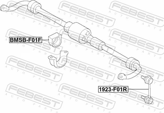 Febest 1923-F01R - LACZNIK STABIL.-T-BMW 5F10.7 10-