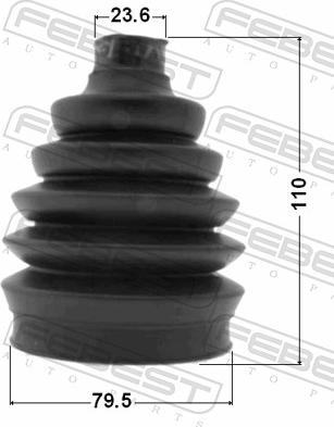 Febest 1417P-NACTR - ZEST. OSŁ. PRZEGUBU ZEWN. HYUNDAI