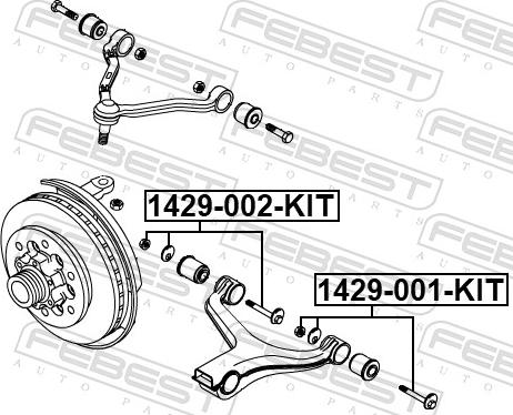 Febest 1429-002-KIT - SRUBA Z MIMOSR. ZEST. NAPR. SSANGYONG