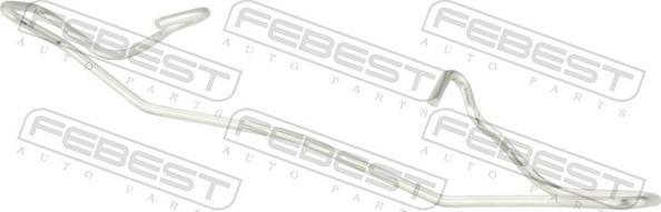 Febest 1603-001 — Sprężyna, klocek hamulcowy