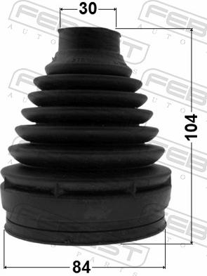 Febest 1615P-169 - OSLONA PRZEGUBU WEW. DB CLS 63 13-17
