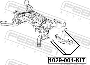 Febest 1029-001-KIT - SRUBA Z MIMOSR. ZEST. NAPR. GENERAL