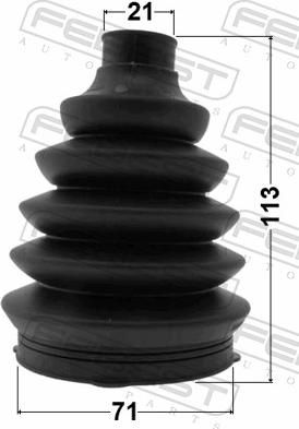 Febest 1817P-CORD - OSLONA PRZEGUBU ZEWN.KOMP.CORSA 1.0 06-