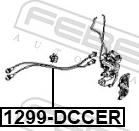 Febest 1299-DCCER - CIEGNO ZAMKA DRZWI -P- KIA HYUNDAI