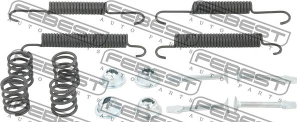 Febest 1204-IX35R-KIT — Zestaw akcesoriów, szczęki hamulcowe hamulca postojowego