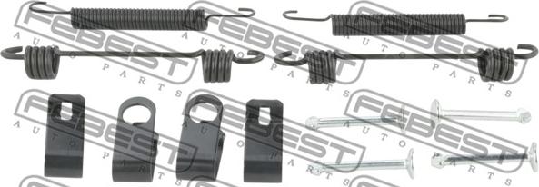 Febest 1204-SONR-KIT — Zestaw akcesoriów, szczęki hamulcowe hamulca postojowego