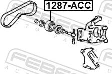 Febest 1287-ACC - KOLO NAPINACZA PASKA ACCENT1.3-1.5 94-00