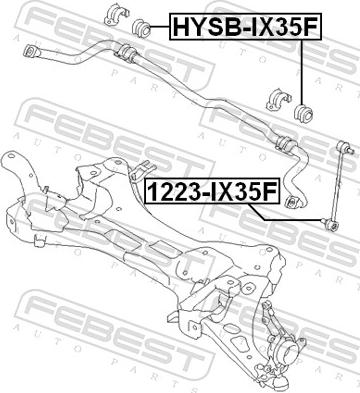 Febest 1223-IX35F - LACZNIK STABIL.-P-IX35 10- -LP-