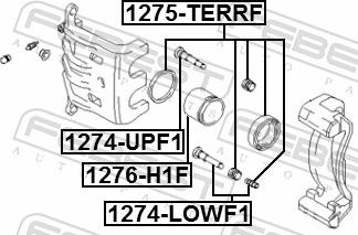 Febest 1274-UPF1 - HAM. ZACISK TULEJA PROW. KIA HYUNDAI