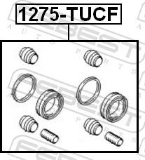 Febest 1275-TUCF - HAM. ZACISK ZESTAW NAPR. HYUNDAI KIA
