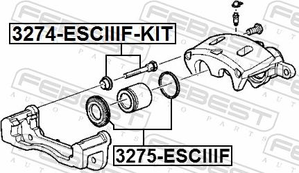 Febest 3275-ESCIIIF - OSLONA PRZEGUBU ZEWN. KOMP. GM