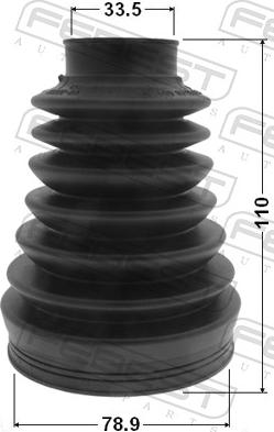 Febest 2915P-RRIIIR - OSLONA PRZEGUBU WEW. ROVER III 02-12