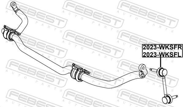 Febest 2023-WKSFL - LACZNIK STABIL.-P-GRAND CHEROKEE 10- -L-