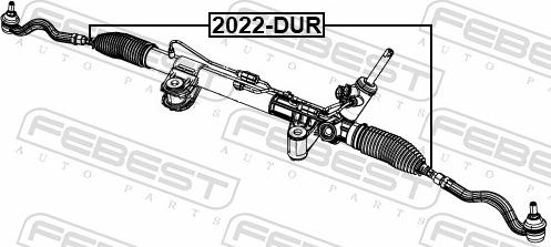 Febest 2022-DUR - DRĄŻEK KIEROWNICZY
