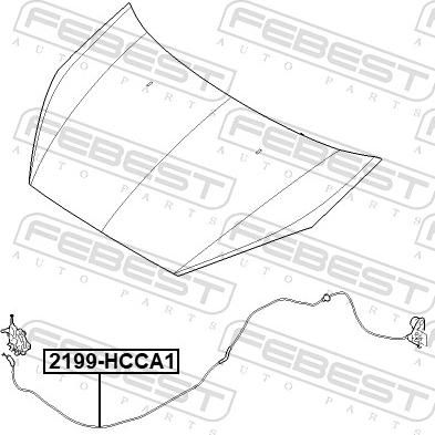 Febest 2199-HCCA1 - LINKA OTW.MAS. MONDEO IV.GALAXY.S-MAX 06