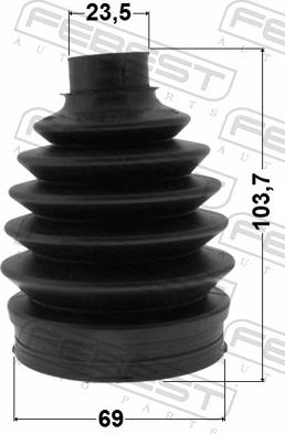 Febest 2117P-KUGR - OSLONA PRZEGUBU ZEWN.KOMP.SWIFT III 05-