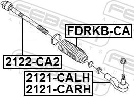Febest 2121-CALH - DRAZKA KIER.KONC.GALAXY 06- -L-