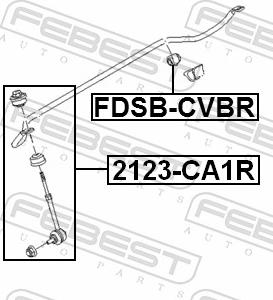 Febest 2123-CA1R - LACZNIK STABIL.-T-MONDEO 07- -LP-