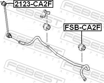 Febest 2123-CA2F - LACZNIK STABIL.-P-GRANDE PUNTO 05- -LP-