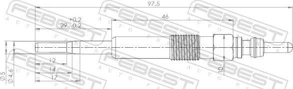 Febest 23642-003 - SWIECA ZAR. A4-PASSAT 05-