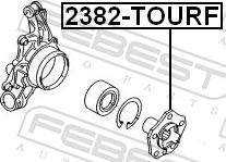 Febest 2382-TOURF - PIASTA KOŁA PRZÓD